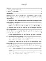 THỰC TRẠNG về CÔNG tác TIÊU THỤ sản PHẨM và DOANH THU TIÊU THỤ sản PHẨM của CÔNG TY TNHH CHẾ tạo máy BIẾN áp điện lực hà nội 