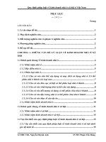 Luan van Quy dinh cua phap luat ve kinh doanh nha o xa hoi o viet nam