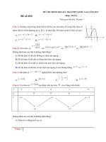 DỀ ÔN THI THPTQG 2017  (10)