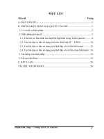 Hướng dẫn giải một số dạng bài tập cơ bản ở chương 2, chương 3 tin học lớp 11