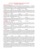 Mot so cau kho trich trong de thi THPTQG 2017  mon hoa 