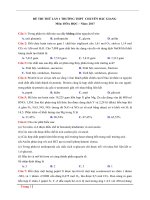 THPT chuyen bac giang mon hoa hoc  lan 1  nam 2017 