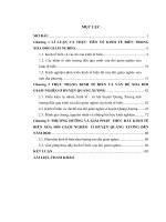 LUẬN VĂN KINH TẾ ĐỘC QUYỀN: Kinh Tế Biển Góp Phần Xóa Đói Giảm Nghèo Ở Huyện Quảng Xương, Tỉnh Thanh Hóa