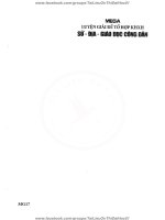 Luyện đề thi THPT quốc gia môn Sử - Địa - GDCD