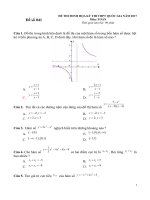 DỀ ôn THI THPTQG 2017  (41) 