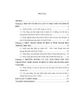 LUẬN VĂN KINH TẾ ĐỘC QUYỀN: Kinh Tế Biển Ở Thanh Hóa Trong Thời Kỳ Hội Nhập Quốc Tế