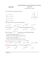 DỀ ÔN THI THPTQG 2017  (5)