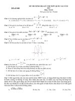 DỀ ôn THI THPTQG 2017  (40) 