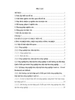 LUẬN VĂN KINH TẾ ĐỘC QUYỀN: Công Nghiệp Hóa, Hiện Đại Hóa Nông Nghiệp Ở Huyện Phù Ninh, Tỉnh Phú Thọ Hiện Nay