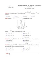 DỀ ÔN THI THPTQG 2017  (6)