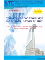 CLB dự toán bài giảng dự toán 2016