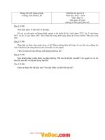 Đề thi học kì II môn vật lý lớp 6 trường THCS Đức Lan