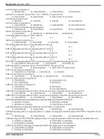 BÀI TẬP ESTE   TRẮC NGHIỆM LÍ THUYẾT  BẢN IN