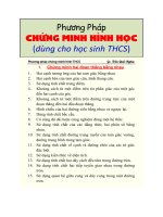 Phương pháp chứng minh HÌNH HỌC (THCS)