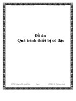 Đồ án quá trình thiết bị cô đặc 