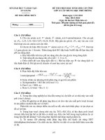 ĐỀ THI HỌC SINH GIỎI QUỐC GIA MÔN HÓA