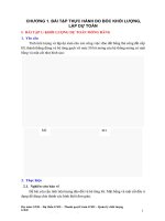 Bài tập dự toán hay