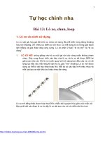 Tự học chỉnh nha bài 13 lò xo, thun, loop