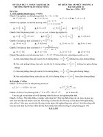 De va dap an dai so chuong 4 toan 10 