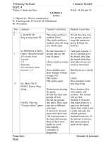 Giáo Án học kì 2 Smart Start grade 4 (4 tiết tuần) Đại Trường Phát năm 2017  2018