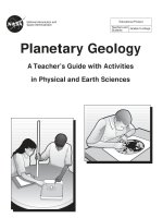 Planetary geology a teacher guide with activities in physical and earth sciences 