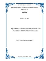 HIỆU CHỈNH CÁC THÔNG SỐ KỸ THUẬT CỦA ĐẦU DÒ NaI(Tl) BẰNG PHƯƠNG PHÁP MONTE CARLO