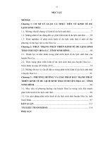 LUẬN VĂN KINH TẾ ĐỘC QUYỀN: Kinh Tế Du Lịch Sinh Thái Ở Huyện Hoa Lư, Tỉnh Ninh Bình Hiện Nay