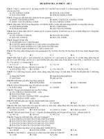 AMIN ôn KT 15 PHÚT    đề 1,2 