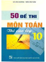 50 đề thi môn toán thi vào lớp 10 phần 1 