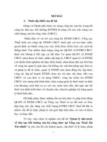 Quản lý nhà nước về đào tạo, bồi dưỡng cán bộ, công chức tại tổng cục thuế, bộ Tài chính (tt)