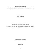 Chủ trương xây dựng con người mới của đảng cộng sản việt nam thời kỳ đổi mới từ năm 1986 đến năm 2006 