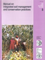 Manual on integrated soil management and conservation practices 