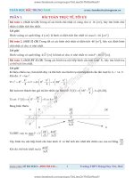 54 bài toán max min tối ưu thực tế có giải chi tiết