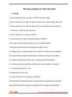 Đề cương ôn tập học kì 2 môn Vật lý lớp 6 