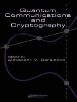 Quantum communications and cryptography 