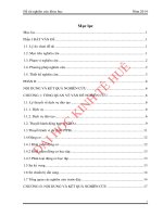 Nghiên cứu động cơ, sự kỳ vọng và mức độ sẵn sàng chuẩn bị học đại học của sinh viên ngành kế toán và kiểm toán tại trường đại học kinh tế   đại học hu 