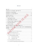 Hạn mức sử dụng nợ tối ưu của các doanh nghiệp sản xuất, chế biến thực phẩm niêm yết tại sở giao dịch chứng khoán thành phố hồ chí minh 