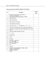 Đề cương môn học tin học trong xây dựng