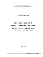 Tìm hiểu vế so sánh trong thành ngữ so sánh tiếng việt và tiếng anh 