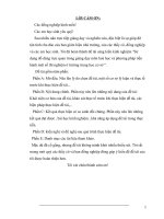 Sử dụng đồ dùng trực quan trong giảng dậy môn hoá học nhằm phát huy tính tích cực, sáng tạo của học sinh và phương pháp tiến hành các thí nghiệm hoá học ở trườngTHCS 