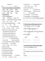 45 minute test number 4 english 11 