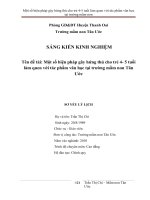 Một số biện pháp gây hứng thú cho trẻ 4 5 tuổi làm quen với tác phẩm văn học tại trường mầm non