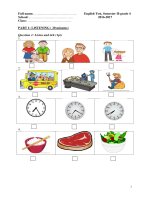 Lop 4De kiem tra HKIITieng Anh co file nghe Can file nghe moi cac ban email quathuhoang01gmailcom