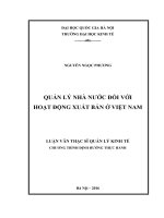 Quản lý nhà nước đối với hoạt động xuất bản ở việt nam 