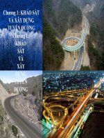 Khảo sát và xây dựng tuyến đường