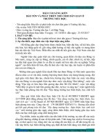 BÁO CÁO SÁNG KIẾN BẢO TỒN VÀ PHÁT TRIỂN TRÒ CHƠI DÂN GIAN Ở TRƯỜNG TIỂU HỌC.