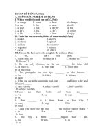 Luyen de tieng anh danh cho hsg