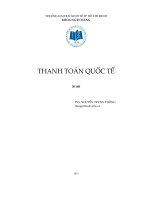 GIÁO TRÌNH THANH TOÁN QUỐC TẾ