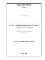 Phát triển chất lượng xếp hạng tín dụng doanh nghiệp tại trung tâm thông tin tín dụng quốc gia việt nam – ngân hàng nhà nước việt nam 