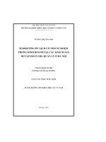 Marketing du lịch có trách nhiệm trong kinh doanh tại các khách sạn do tập đoàn IHG quản lý ở hà nội 
